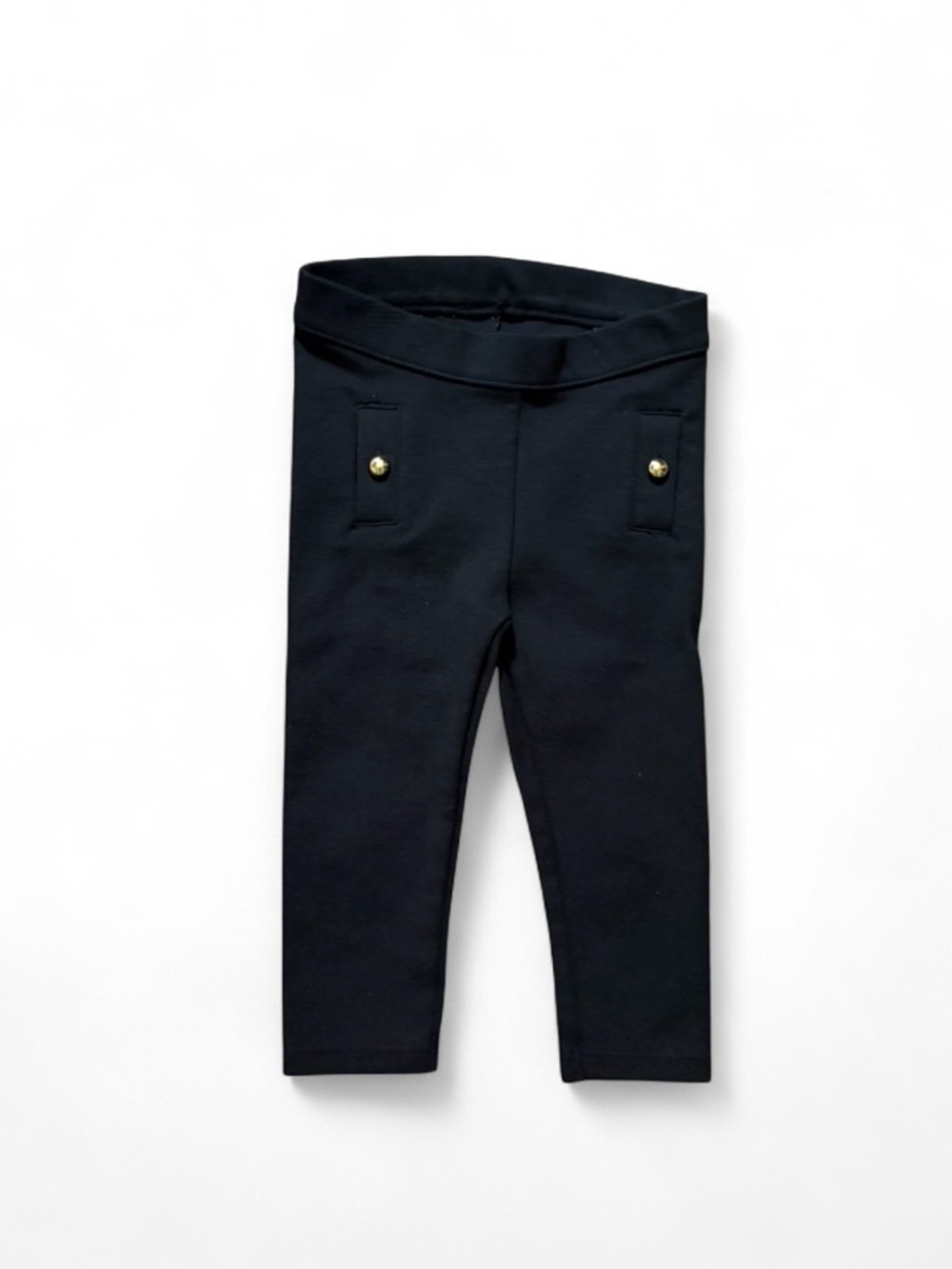 Janie and Jack Girls' Pants with Gold Button Accents
